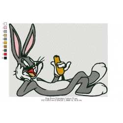 Bugs Bunny Embroidery Cartoon_02